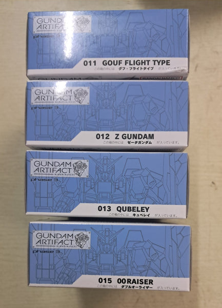 Z(ONLINESALES等通知現貨)No:820291 <Price$60> #(4種set) Gundam Artifact Vol.3=Gundam Artifact【現貨 盒玩】4549660820291