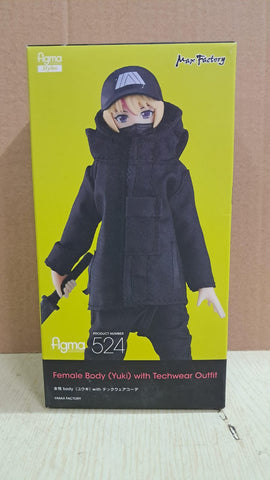 (ONMK114等通知現貨Sales)No:067499 <Price$380> #figma 524 女性body（Yuki）with 機能服=figma Style-MaxFactory【現貨figma系列】