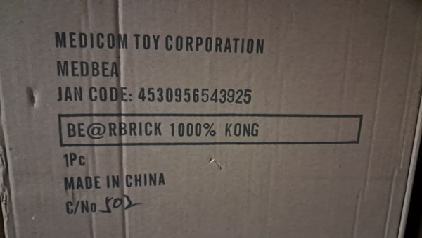 (ONMK114等通知現貨Sales)No:543925 <Price$24000> #Kong 1000%=Be@rBrick-Medicom【現貨Be@Rbrick】