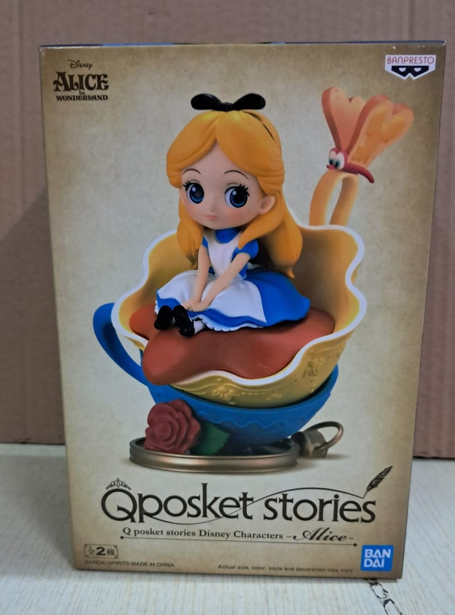 (ONMK114等通知現貨Sales)No:181135 <Price$100> #(A/原色)愛麗絲Alice=Disney Q Posket Stories景品【現貨景品】