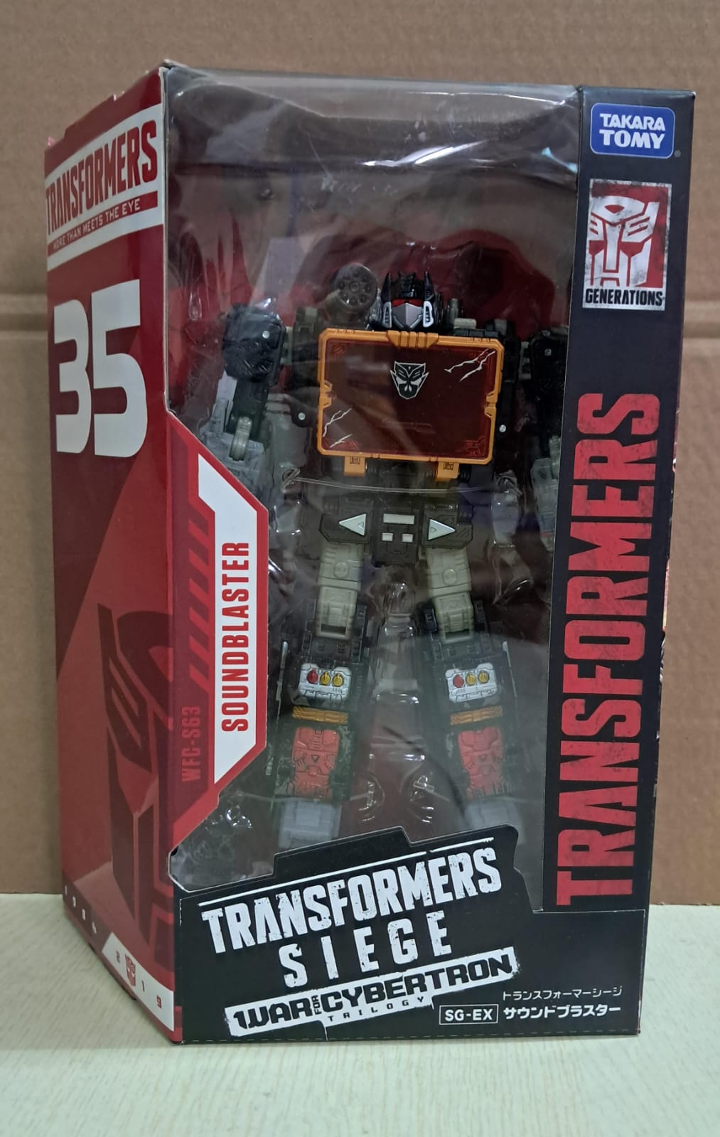 (ONMK114等通知現貨Sales)No:175636 <Price$350> #SG-EX 音波SoundWave=T.F. Siege-TAKARATOMY