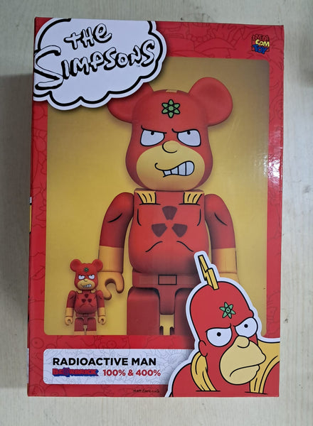 Z(ONLINESALES等通知現貨)No:596952 <Price$750> #Radioactive Man 100% & 400%=The Simsons Be@rBrick-Medicom【現貨 Be@Rbrick】