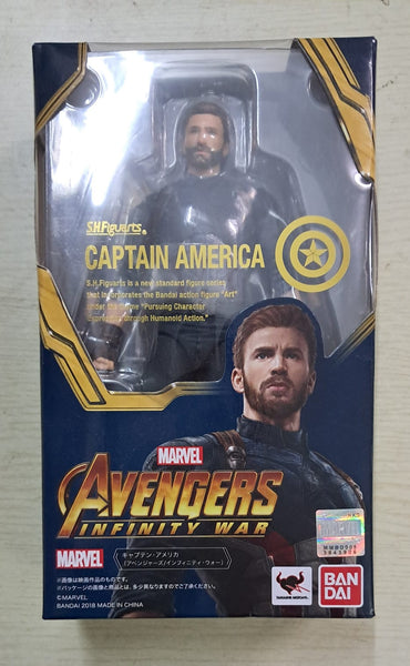 Z(ONLINESALES等通知現貨)No:225836 <Price$198> #美國隊長 Captain America=Avengers: Infinity War SHF【現貨 SHF系列】