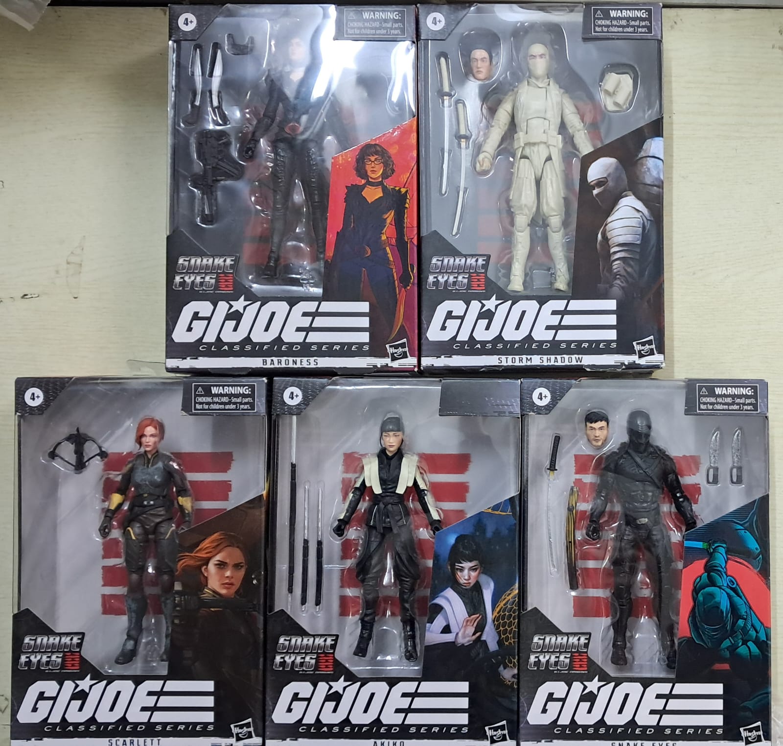 Z(ONLINESALES等通知現貨)No:736966 <Price$577> #G.I. JOE classified series=Hasbro Snake Eyes【現貨】