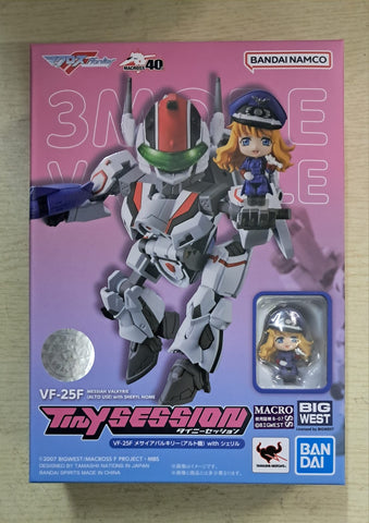 Z(ONLINESALES等通知現貨)No:63897 <Price$169> #VF-25F Messiah Valkyrie(早乙女機)with雪露=Macross F Tiny Session Collection figure【現貨】