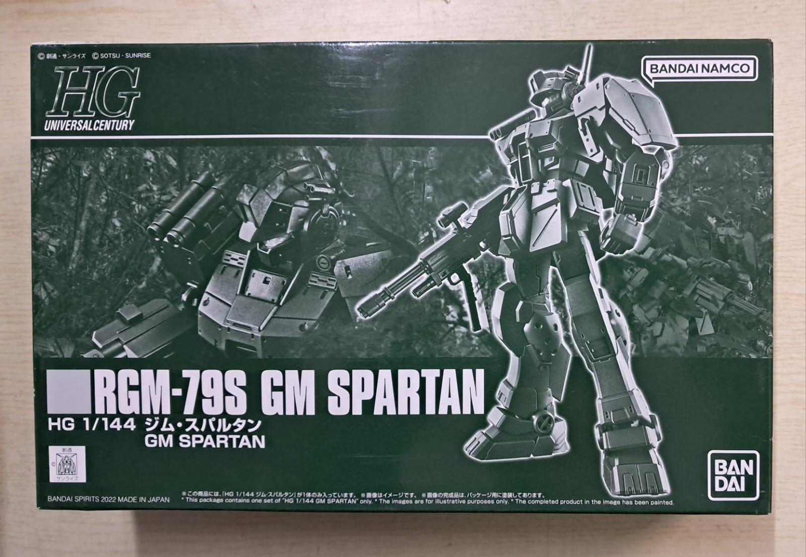 Z(ONLINESALES等通知現貨)No:649065 <Price$188> #RGM-79S GM Spartan=HG 模型【現貨 模型】4573102649065