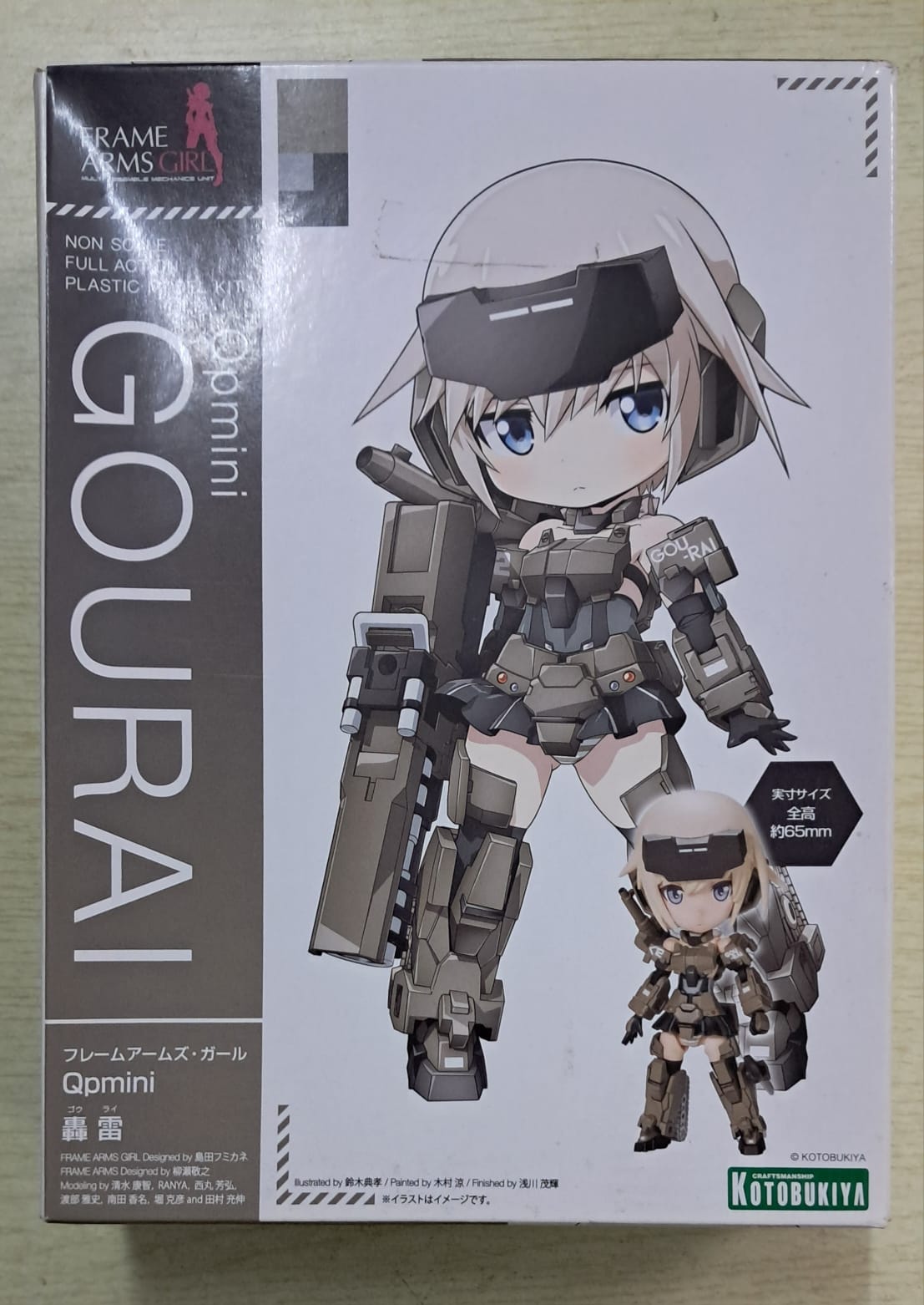 Z(ONLINESALES等通知現貨)No:029457 <Price$99> #Qpmini轟雷=FrameArmsGirl Qpmini模型-壽屋【現貨 模型】4934054029457