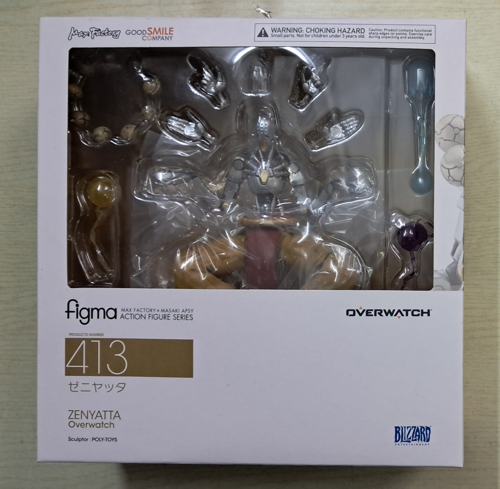 Z(ONLINESALES等通知現貨)No:906555 <Price$499> #No.413 禪亞塔Zenyatta=figma【現貨 figma系列】4580416906555