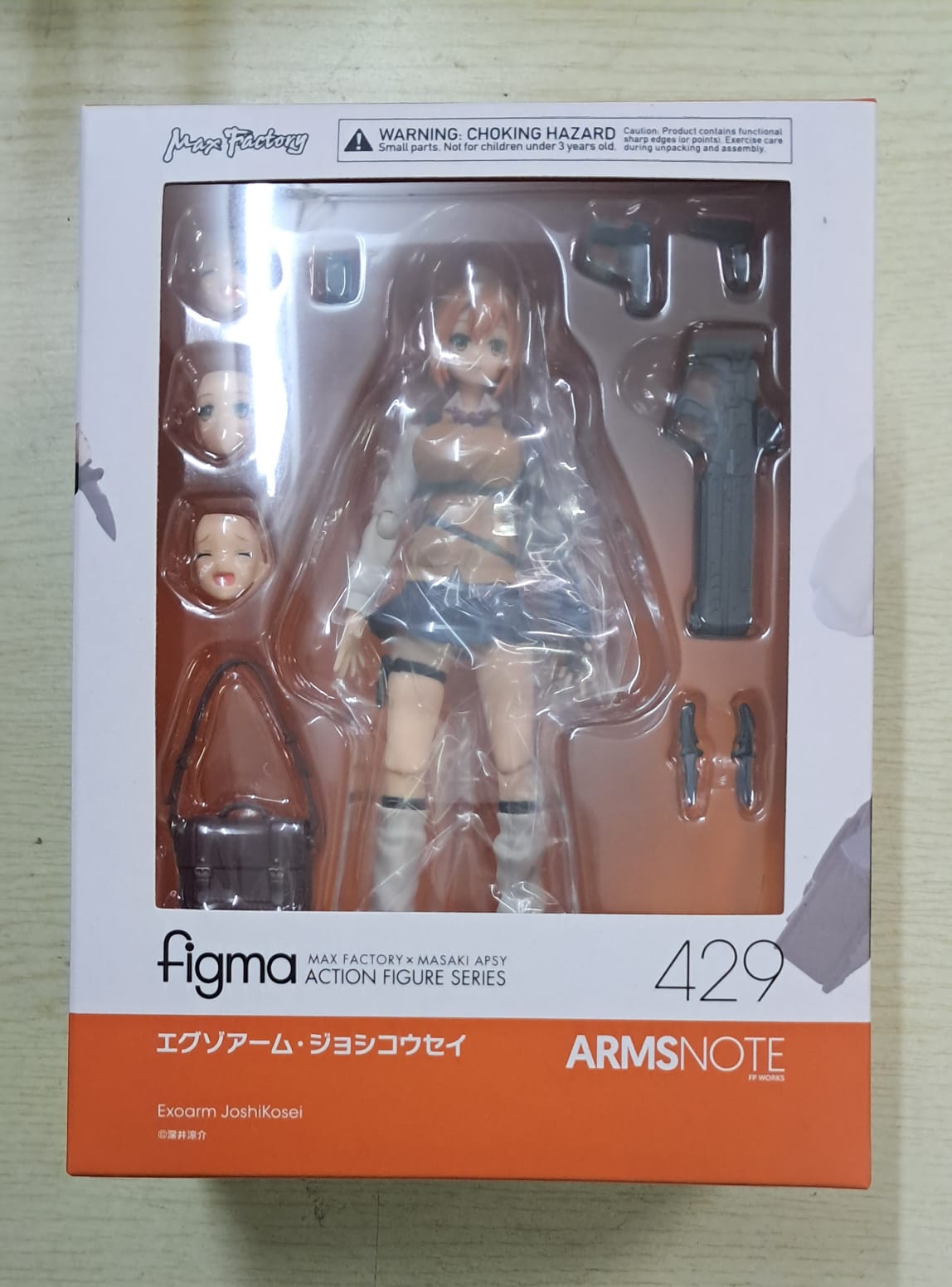 Z(ONLINESALES等通知現貨)No:065907 <Price$598> #No.429 外骨骼手臂女高中生=figma【現貨 figma系列】4545784065907