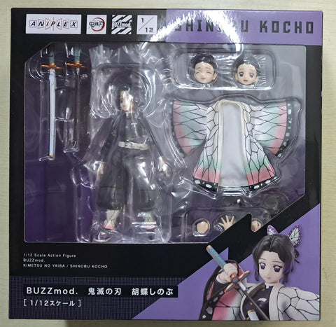 Z(ONLINESALES等通知現貨)No:716491 <Price$498> #蟲柱 蝴蝶忍=1/12 BUZZmod.鬼滅之刃可動Figure-Aniplex+【現貨 BUZZmod】4534530716491