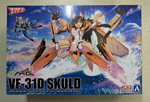 Z(ONLINESALES等通知現貨)No:057704 <Price$299> #MC-05 少女VF-31D Skuld=ACKS模型V.F.G.MacrossDelta-Aoshima【現貨 模型】4905083057704