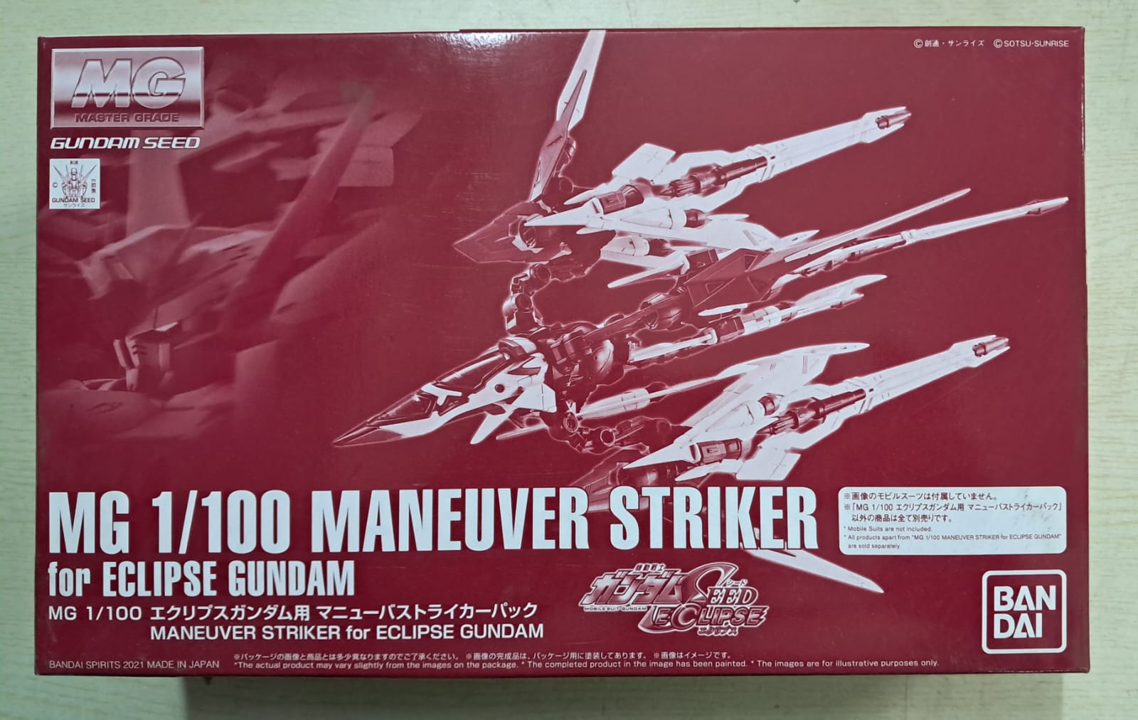 Z(ONLINESALES等通知現貨)No:621986 <Price$240> #Eclipse(天蝕)高達用 Maneuver Striker=MG 模型【現貨 模型】4573102621986