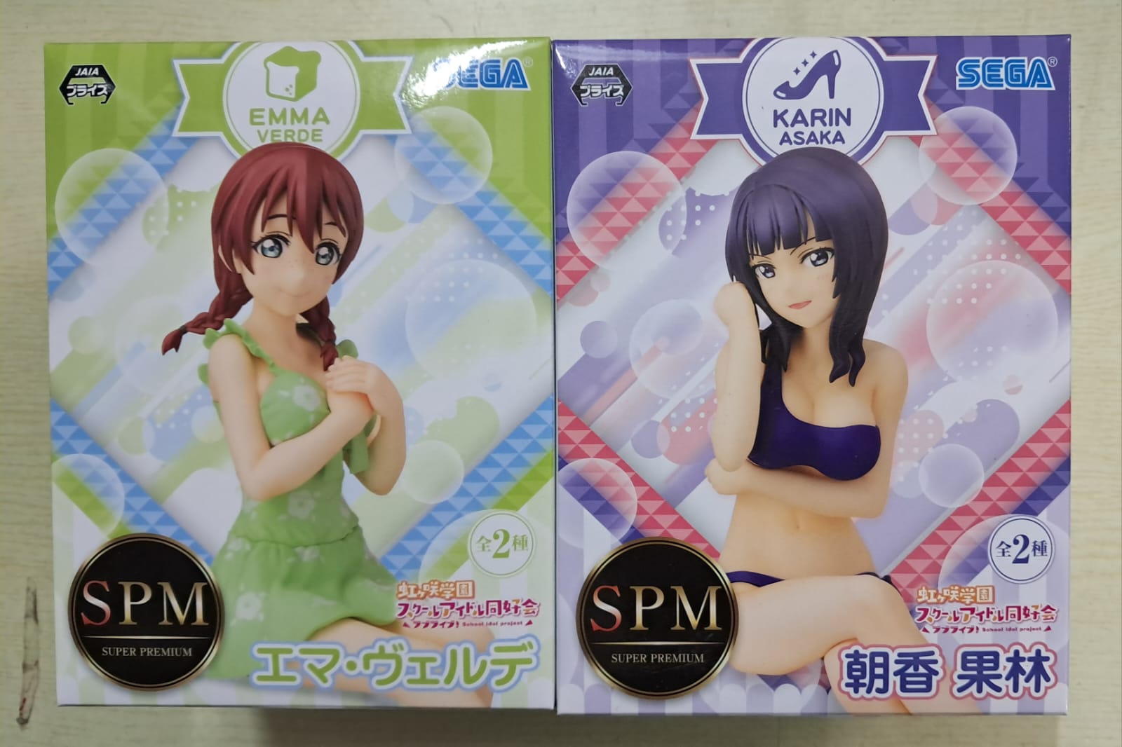 Z(ONLINESALES等通知現貨)No:950193 <Price$100> #艾瑪·薇蒂 & 朝香果林=Love Live! 虹咲學園學園偶像同好會SPM景品-Sega【現貨 景品】4570001950193