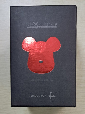 Z(ONLINESALES等通知現貨)No:537207 <Price$250> #Crystal Heart Metal Charm Red=Be@rBrick-Medicom【現貨 Be@rBrick】4530956537207