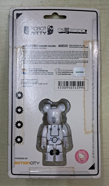 Z(ONLINESALES等通知現貨)No:543994 <Price$100> #(White) Robot Hello Kitty 100%=Be@rBrick-Medicom【現貨 Be@rBrick】4530956543994