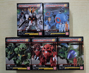 Z(ONLINESALES等通知現貨)No:393672 <Price$120> #(全5種5pcs) 高達 Micro Wars 03=MS Gundam MicroWars【現貨 盒玩】4549660393672