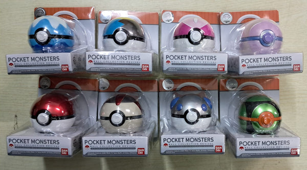 Z(ONLINESALES等通知現貨)No:338925 <Price$498> #(全8種) Pokemon Ball Collection Revival=Pokemon 盒玩【現貨 盒玩】4549660338925
