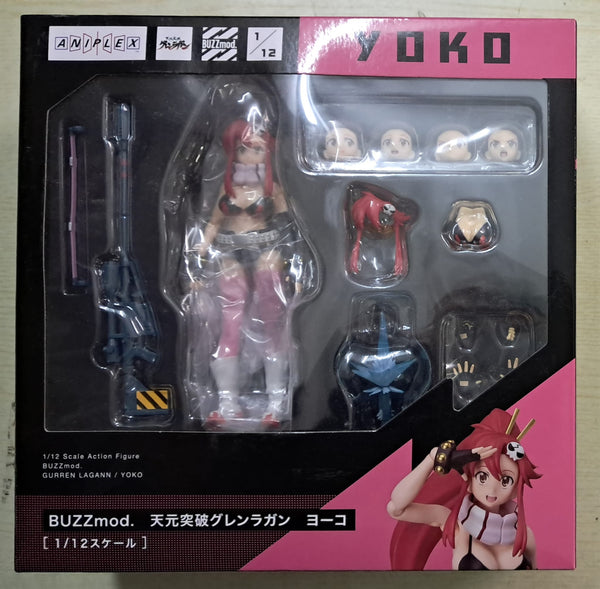 Z(ONLINESALES等通知現貨)No:766052 <Price$599> #陽子 Yoko=1/12 BUZZmod.天元突破 紅蓮螺巖 可動Figure-Aniplex+【現貨 Action Figure】4534530766052