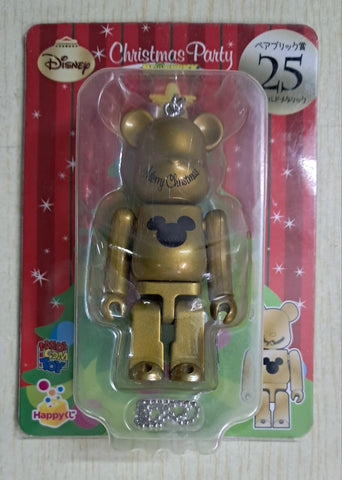 Z(ONLINESALES等通知現貨)No:000009 <Price$100> #一番賞 No.25 Gold Metallic 100%=Be@rBrick-Medicom【現貨 Be@rBrick】