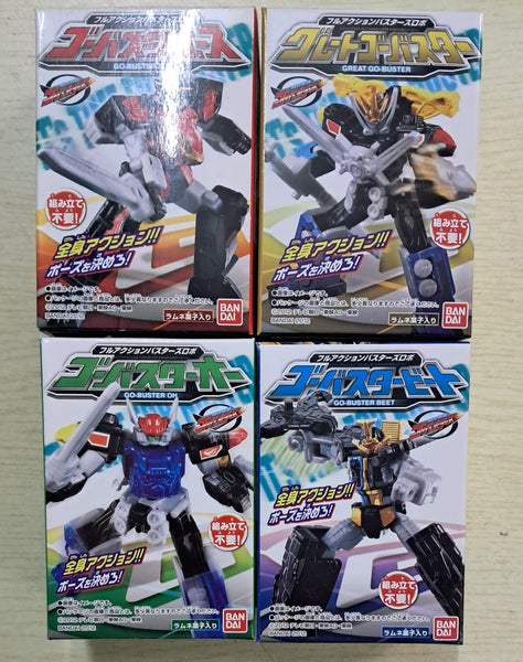 Z(ONLINESALES等通知現貨)No:767400 <Price$99> #(全4種) 特命戰隊Go-Busters Robo in Action=特命戰隊 盒玩【現貨 盒玩】4543112767400