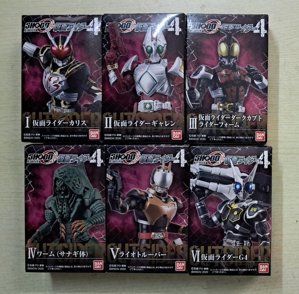 Z(ONLINESALES等通知現貨)No:503408 <Price$250> #(全6種) 幪面超人 掌動 4=SHODO-O KamenRider 盒玩【現貨 盒玩】4549660503408