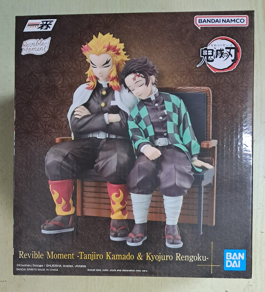 Z(ONLINESALES等通知現貨)No:670885 <Price$298> #竈門炭治郎 & 煉獄杏壽郎 Revible Moment=一番賞 鬼滅之刃~接續的軌跡~【現貨 PVC】4573102670885