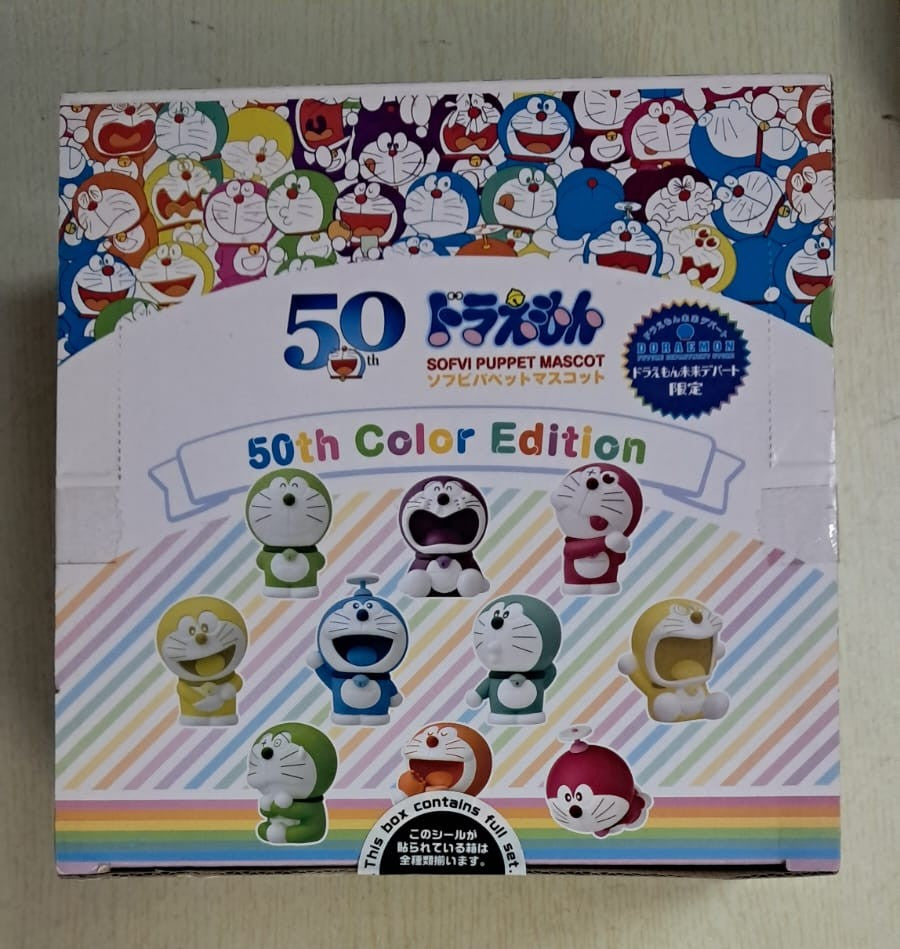 ドラえもん　ソフビパペットマスコット　未来デパート限定　レア ドラえもん ソフビパペットマスコット 10種類コンプ 未来デパート限定