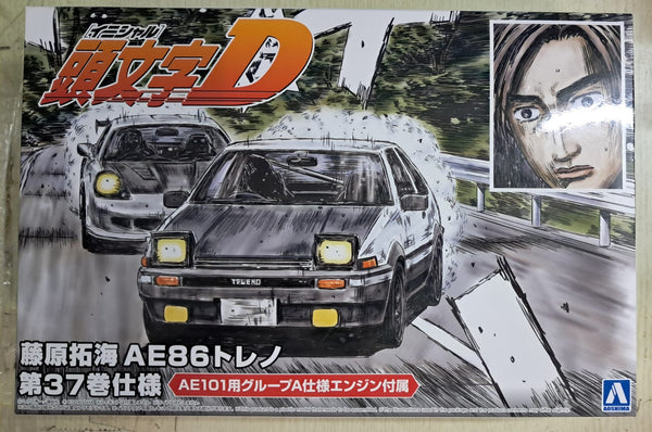 Z(ONLINESALES等通知現貨)No:059616 <Price$144> #藤原拓海 AE86 Trueno 第37卷仕樣 (Toyota)=1/24 頭文字D模型【現貨 模型】4905083059616