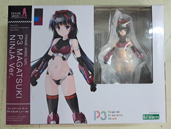Z(ONLINESALES等通知現貨)No:065509 <Price$498> #P3 禍月 (Ninja Ver)=P3 Frame Arms Girl 已塗装已組裝 模型【現貨 模型】4934054065509