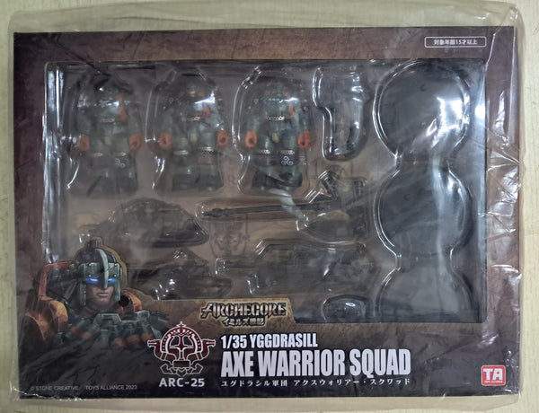 Z(ONLINESALES等通知現貨)No:211851 <Price$198> #ARC-25 世界之樹軍團 斧鬥士小隊=1/35 幻古戰記ArcheCore系列-Toys Alliance【現貨 Action Figure】4710949211851