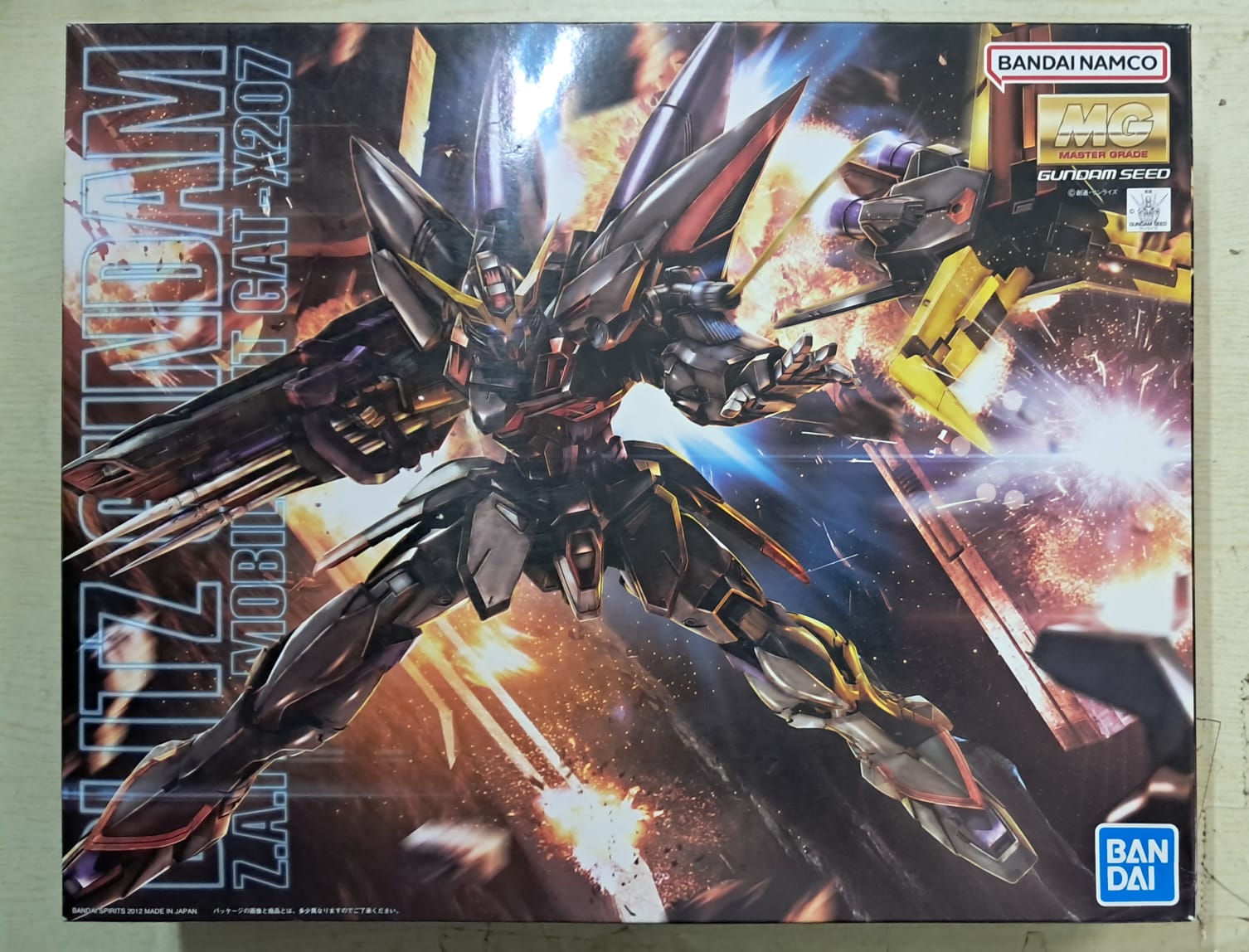 Z(ONLINESALES等通知現貨)No:629050 <Price$199> #GAT-X207 閃電高達 Blitz Gundam=MG 模型【現貨 模型】4573102629050