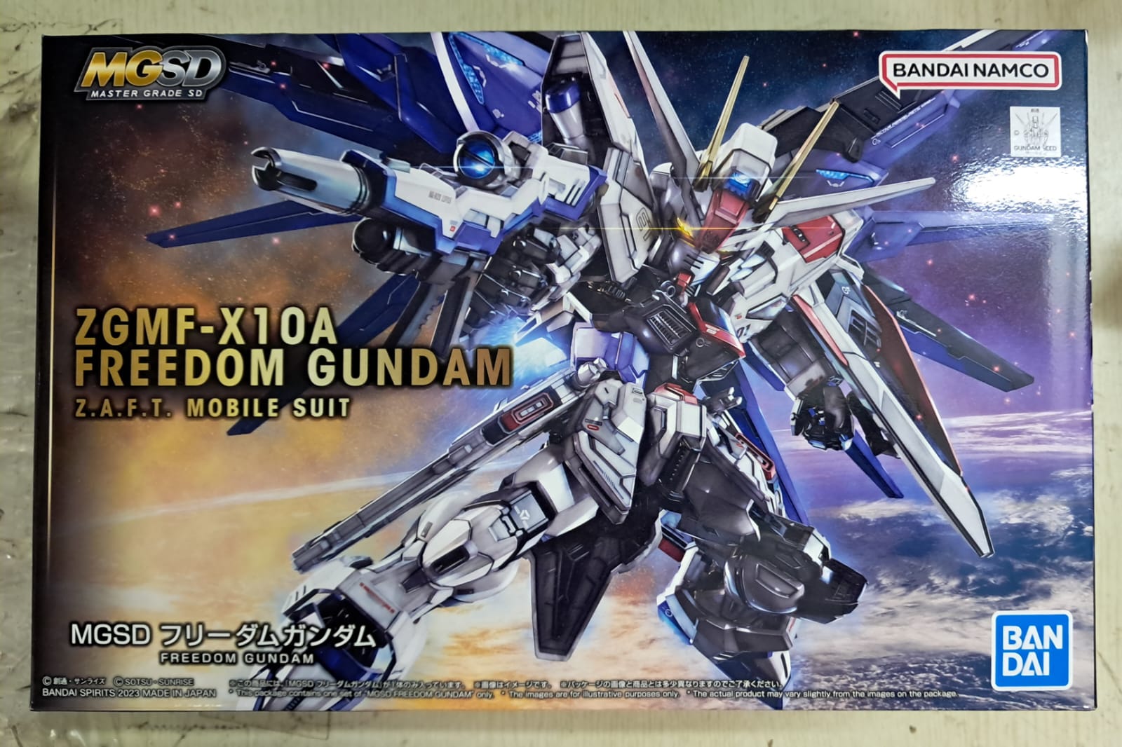 Z(ONLINESALES等通知現貨)No:642578 <Price$278> #ZGMF-X10A 自由高達 Freedom Gundam=MGSD 模型【現貨 模型】4573102642578