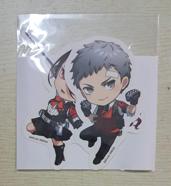 Z(ONLINESALES等通知現貨)No:000078 <Price$20> #(1種) F賞 桐条美鶴＆真田明彦 貼紙=GoodSmile賞 女神異聞錄3 Reload【現貨 其他】