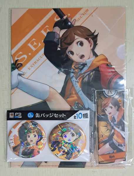 Z(ONLINESALES等通知現貨)No:000082 <Price$120> #(3種) B賞&D賞&E賞 天田乾 亞克力立牌&襟章&A4 Clear File=GoodSmile賞 女神異聞錄3 Reload【現貨 其他】