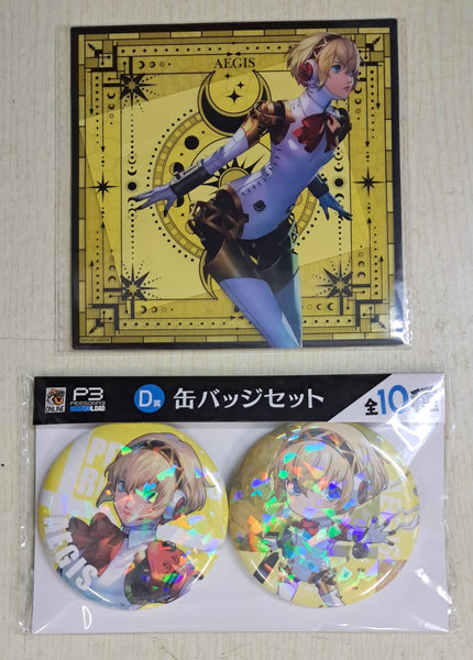 Z(ONLINESALES等通知現貨)No:000085 <Price$80> #(2種) C賞&D賞 Aigis 色紙&襟章=GoodSmile賞 女神異聞錄3 Reload【現貨 其他】
