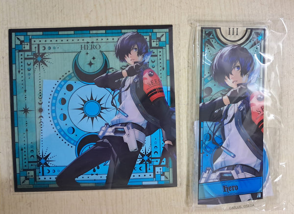 Z(ONLINESALES等通知現貨)No:000092 <Price$80> #(2種) B賞&C賞  P3R主人公 亞克力立牌&色紙=GoodSmile賞 女神異聞錄3 Reload【現貨 其他】