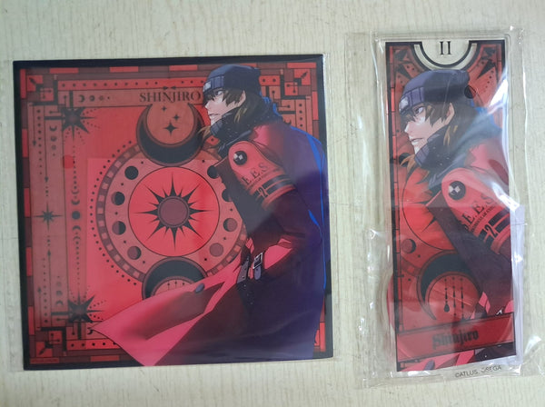 Z(ONLINESALES等通知現貨)No:000094 <Price$80> #(2種) B賞&C賞 荒垣真次郎 亞克力立牌&色紙=GoodSmile賞 女神異聞錄3 Reload【現貨 其他】