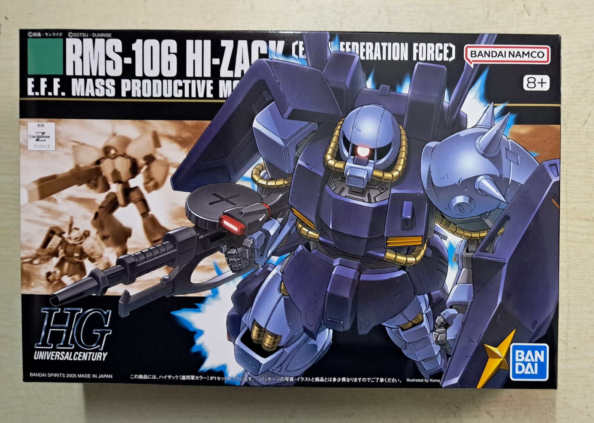 Z(ONLINESALES等通知現貨)No:606594 <Price$76> #RMS-106 Hi-Zack(地球聯邦配色)=HG 模型【現貨 模型】4573102606594