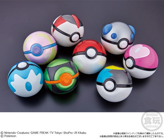 Z(ONLINESALES等通知現貨)No:338925 <Price$498> #(全8種) Pokemon Ball Collection Revival=Pokemon 盒玩【現貨 盒玩】4549660338925