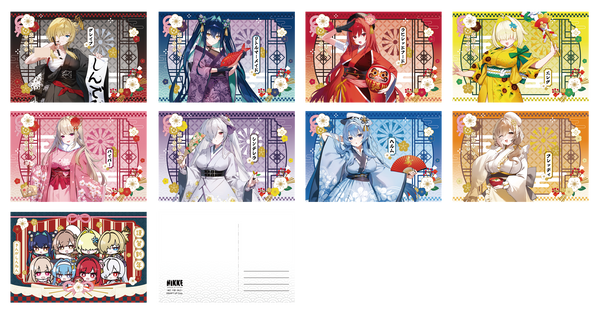 訂貨碼:88836 <訂價$36> #免手續費(Set 9 pcs)新年賀卡=勝利女神:妮姬 Nikke 新春活動2026 Goods 正版授權