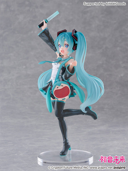 SheetNo:77108 <OrderPrice$363> #初音未來 (UWA 蓬鬆可愛微笑包)=TENITOL 初音未來 figure (FuRyu Hobby Mall限定)