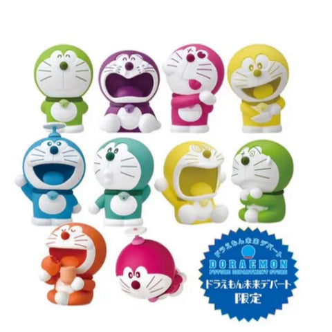Z(ONLINESALES等通知現貨)No:000055 <Price$980> # (1盒 10包) Doraemon Soft Vinyl Puppet Mascot (50th Color Edition)=哆啦A梦【現貨 盒玩】