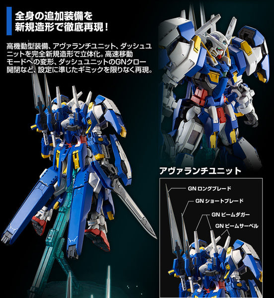 SheetNo:37567 <OrderPrice$515> #GN-001/hs-A01D EXIA高達雪崩突進型 (再販)=MG 機動戦士高達OOV戰記 模型