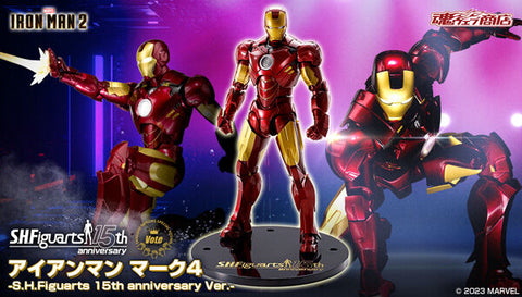 Z(ONLINESALES等通知現貨)No:657626 <Price$498> #Ironman MK-4 (15th Anni.Ver)=鐵甲奇俠2 SHF【現貨 SHF系列】4573102657626