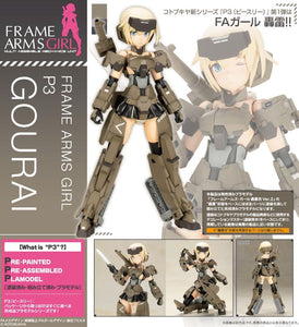 SheetNo:24069 <OrderPrice$569> #P3 轟雷=P3 Frame Arms Girl  已塗装已組裝 模型