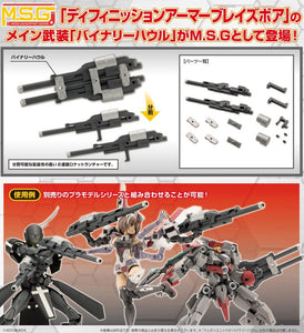 SheetNo:24111 <OrderPrice$56> #(淨配件)Weapon Unit57 Binary Howl=M.S.G. Modeling Support Goods模型