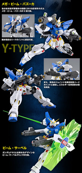 SheetNo:37371<OrderPrice$475> #日版2次12月份貨F90 III-Y Cluster高達=MG 機動戰士高達影子方程式F91 模型