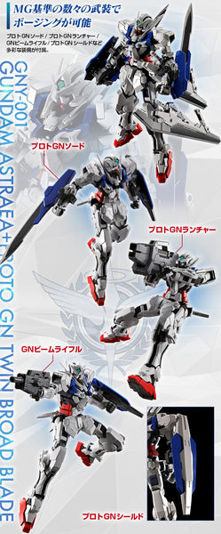 SheetNo:37607 <OrderPrice$499> #GNY-001 正義女神高達+Proto GN Twin Broad Blade=MG 機動戰士高達OOP 模型