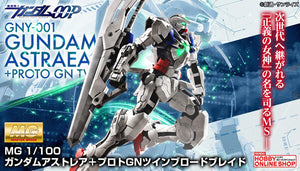 SheetNo:37607 <OrderPrice$499> #GNY-001 正義女神高達+Proto GN Twin Broad Blade=MG 機動戰士高達OOP 模型